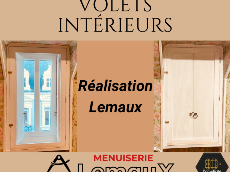 Carnet de chantier : Volets Intérieurs