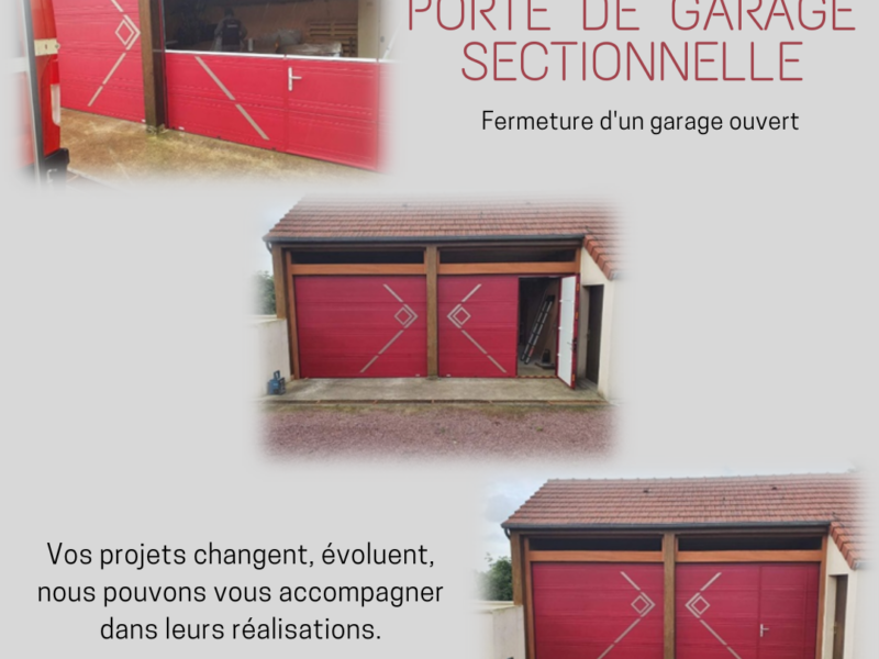 Carnet de chantier : Fermeture d’un garage ouvert
