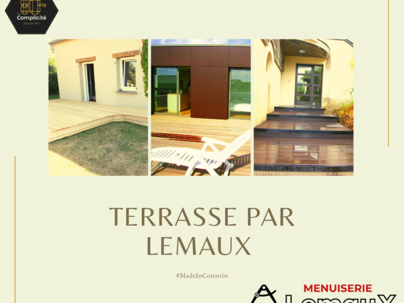 Aménagement extérieur : La terrasse