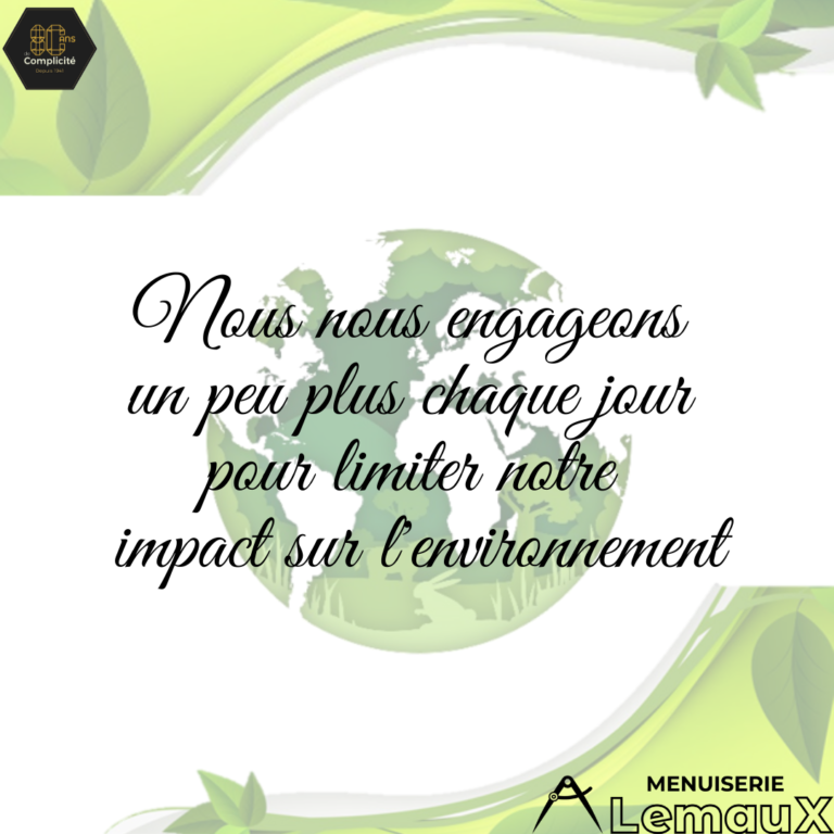 L’écologie chez LEMAUX – PARTIE 1