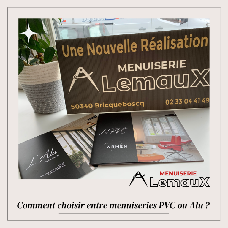 Comment choisir entre menuiseries PVC ou Alu ?
