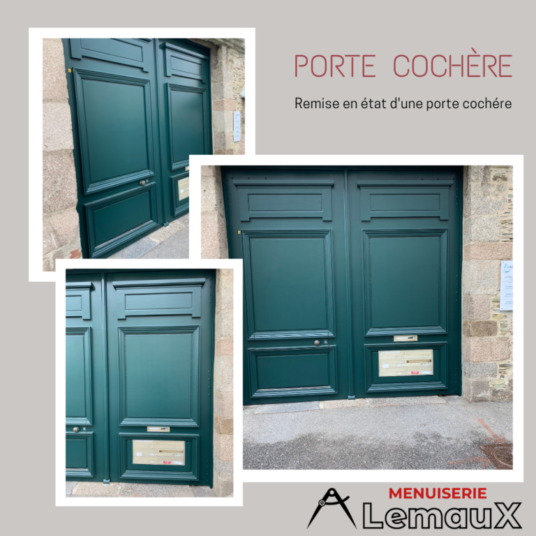 Carnet de chantier : La porte cochère