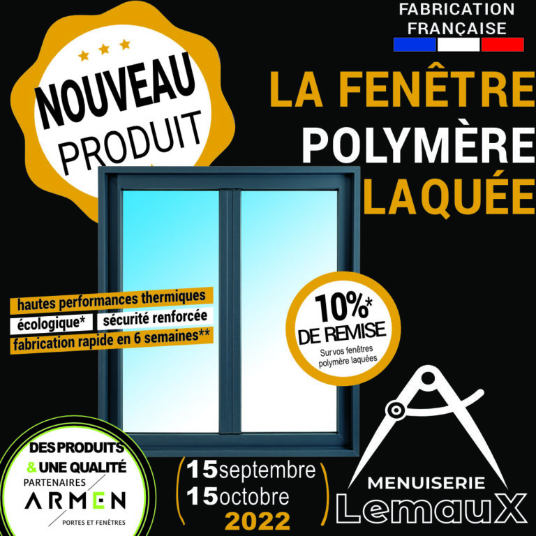 Il y a du nouveau : La fenêtre polymère laquée !!