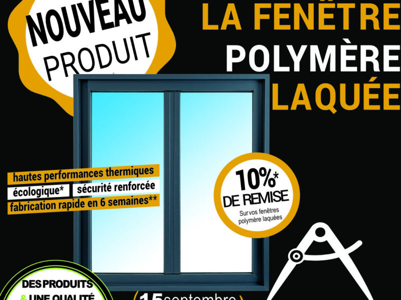 Il y a du nouveau : La fenêtre polymère laquée !!