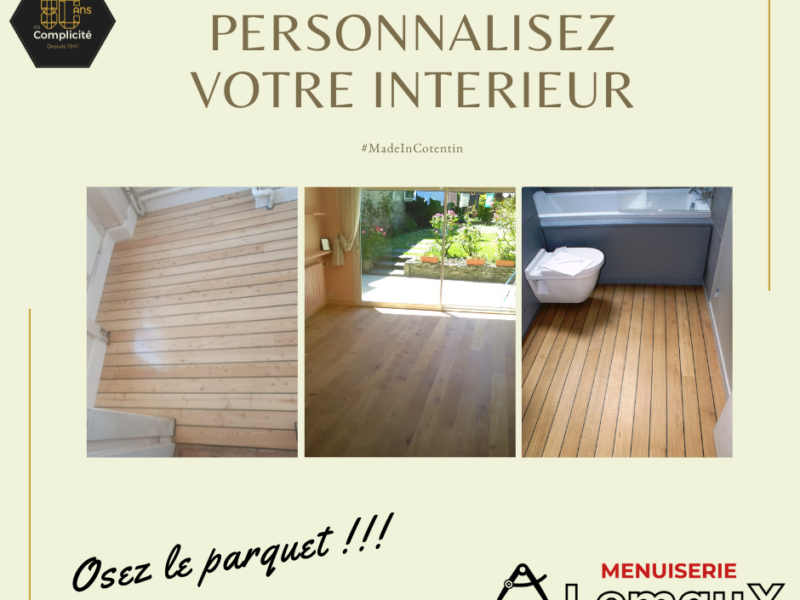 Envie de donner du cachet à votre pièce, optez pour du parquet !!!