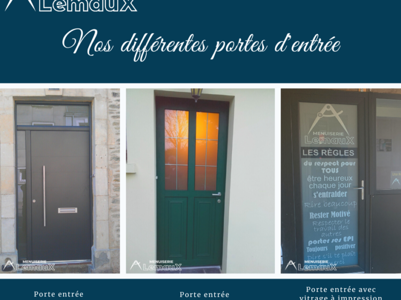 Vous souhaitez changer votre porte d’entrée