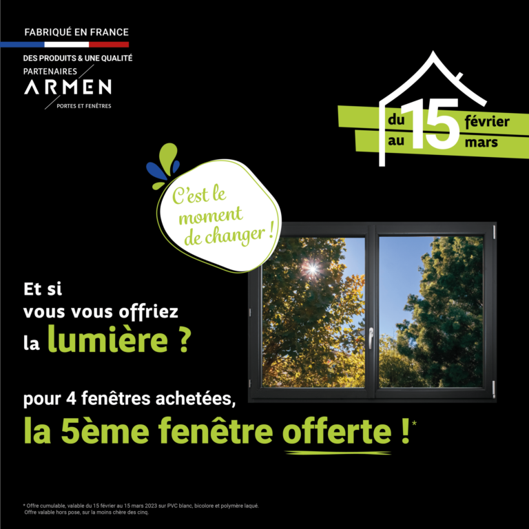 1er Opération commerciale 2023 : Les fenêtres !!