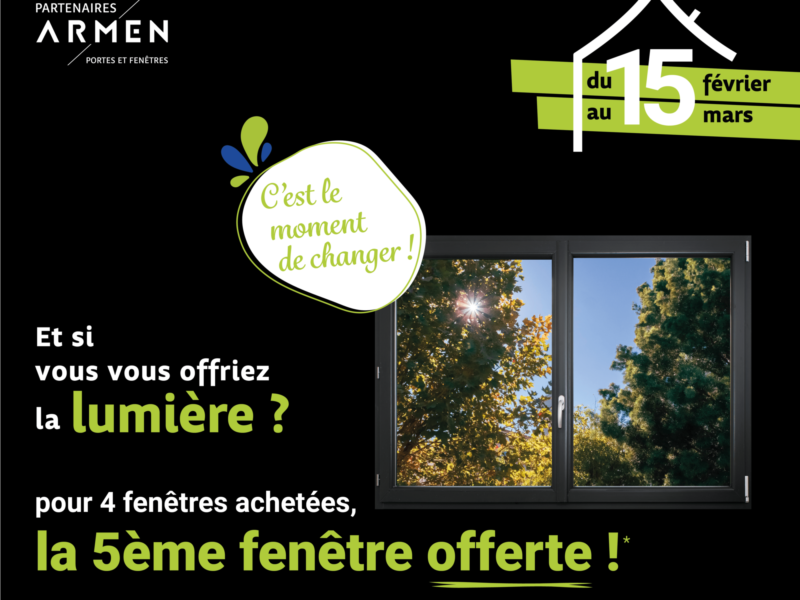 1er Opération commerciale 2023 : Les fenêtres !!