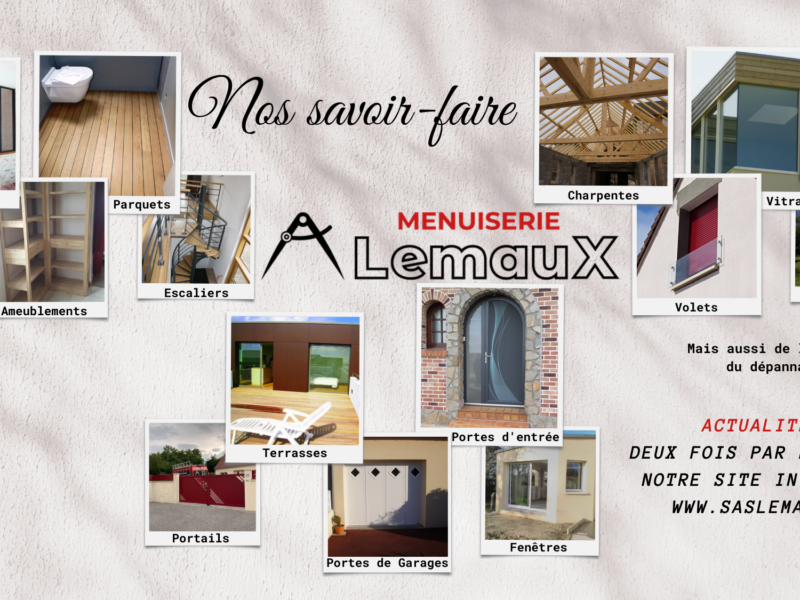 Les savoir-faire de nos techniciens Lemaux