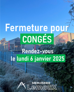 Fermeture annuelle !