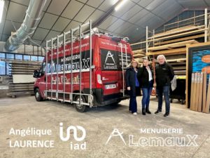 La Menuiserie Lemaux s'associe avec Angélique Laurence d'IAD