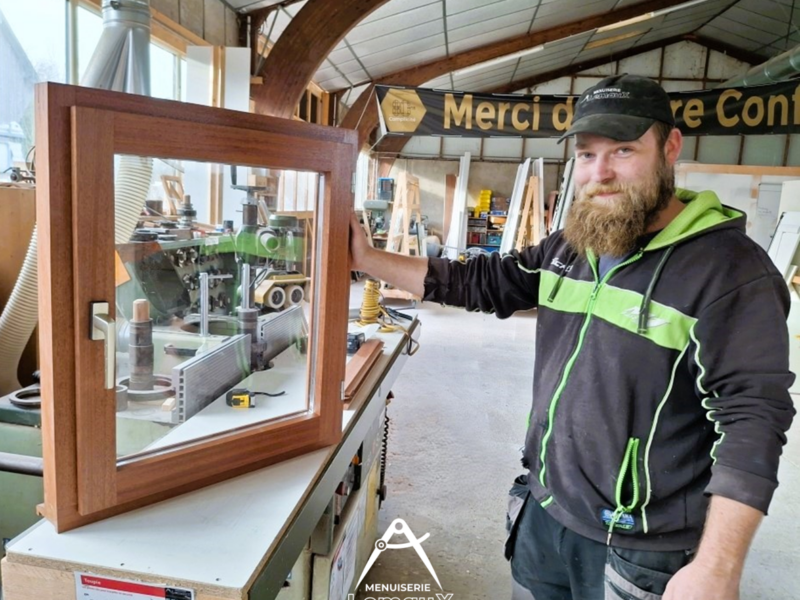 En direct de l’atelier avec une fenêtre sur mesure