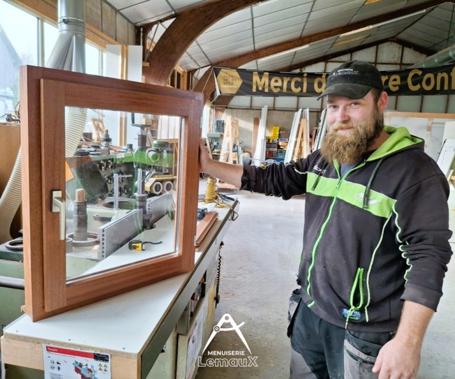 En direct de l’atelier avec une fenêtre sur mesure