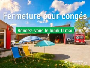 Fermeture pour congés