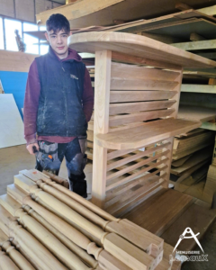 Un claustra sur mesure fabriqué par Mathis