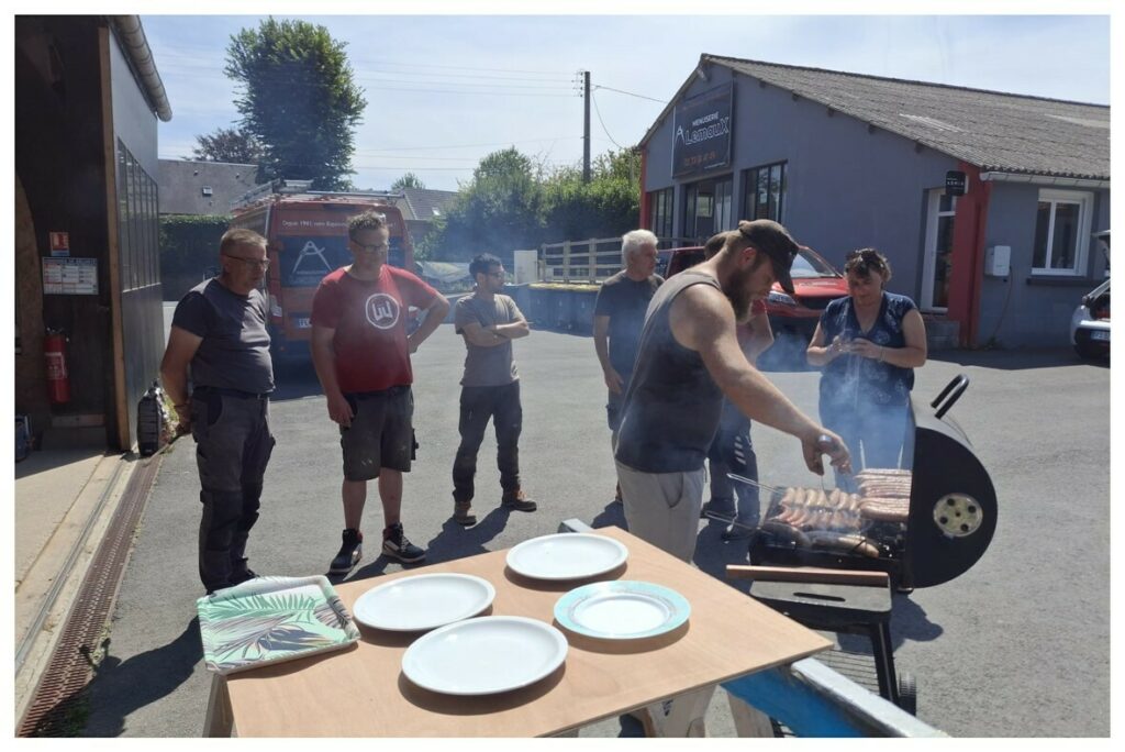 Notre traditionnel barbecue d’avant les vacances